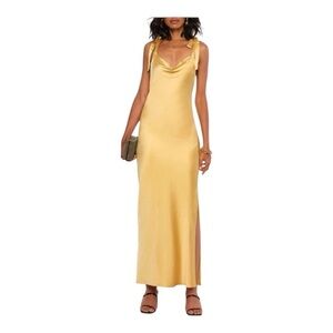 Heartloom Cinta Slip Dress in Gold